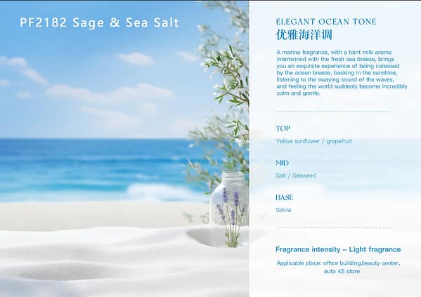 Sage & Sea Salt Scent Essential Oil | For Aroma Diffuser | 500ml